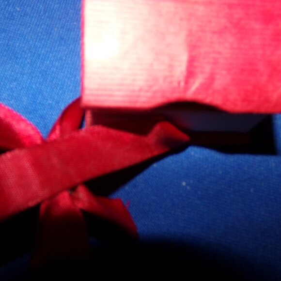 New -Silver Rhodium-Plated Heart Locket Key Pendant - 750 Italy - Red Ribbon Box - Picture 15 of 16